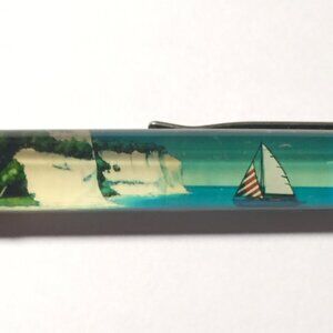 Mons Klint Denmark Floaty Pen Souvenir Promo Cliffs Beach Ocean Shoreline Nature